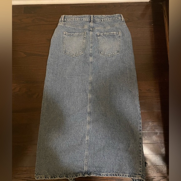 Dynamite Denim Maxi Skirt - Picture 3 of 4